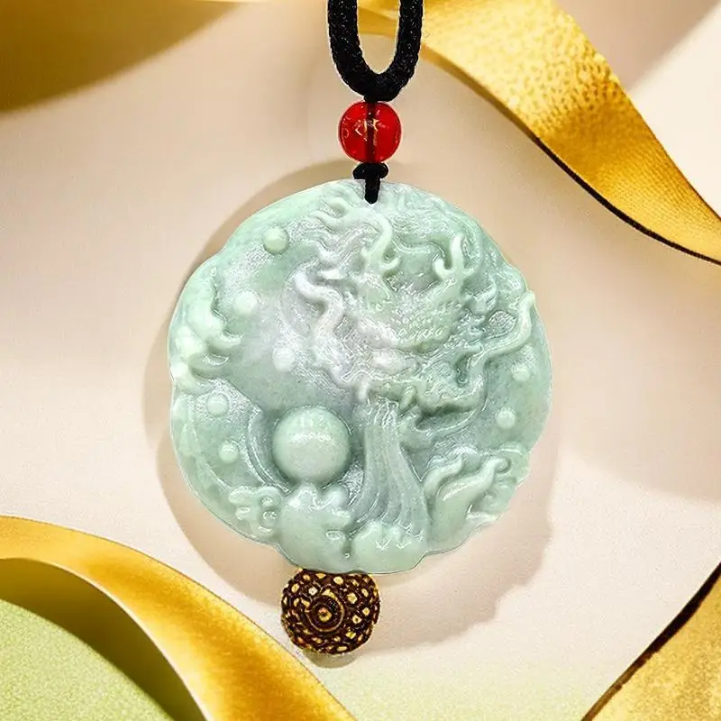Vintage Fashion In Chinese - Jade Dragon Pendant Fashion Real Natural