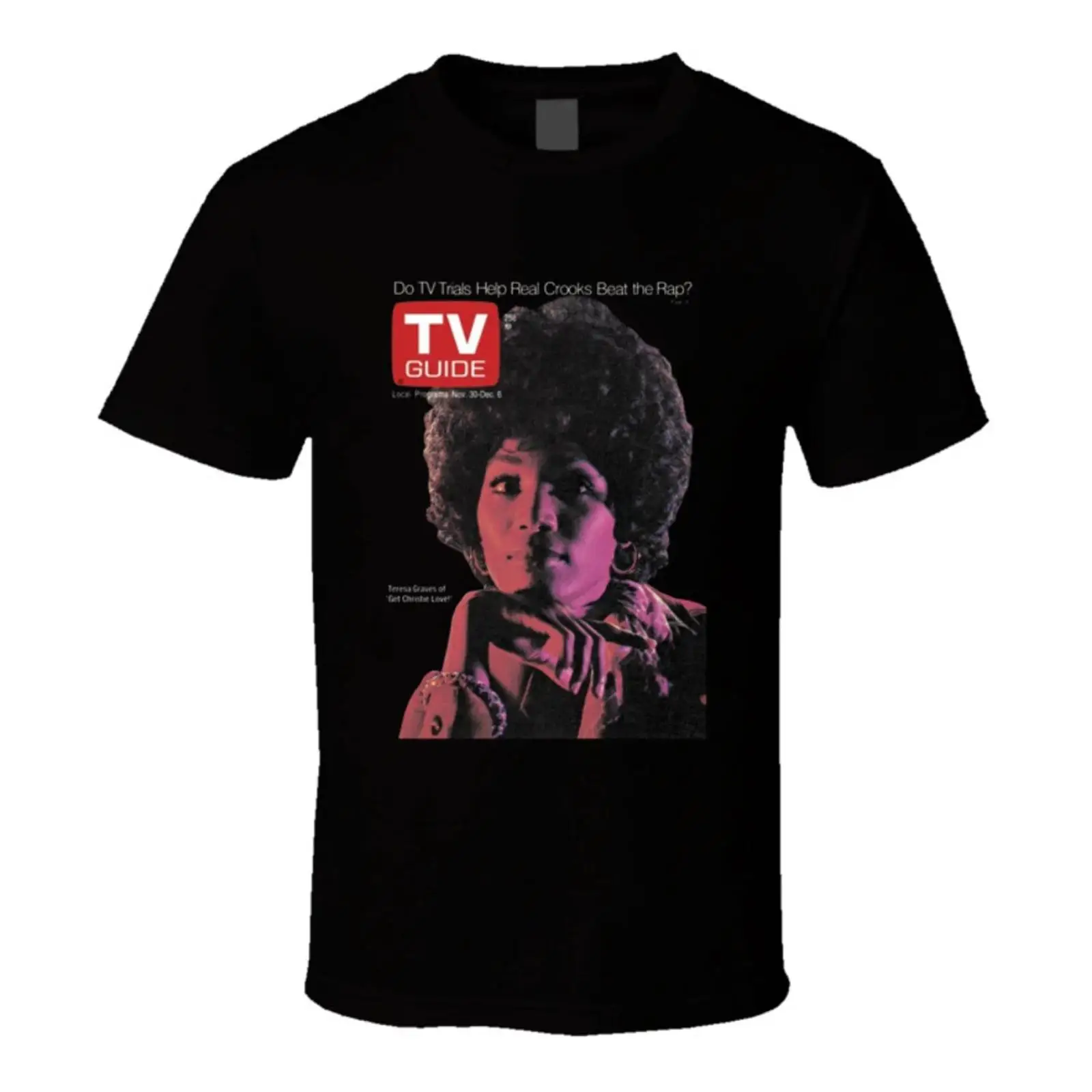 Vintage Fashion Magazine - Get Christie Love Tv Magazine T