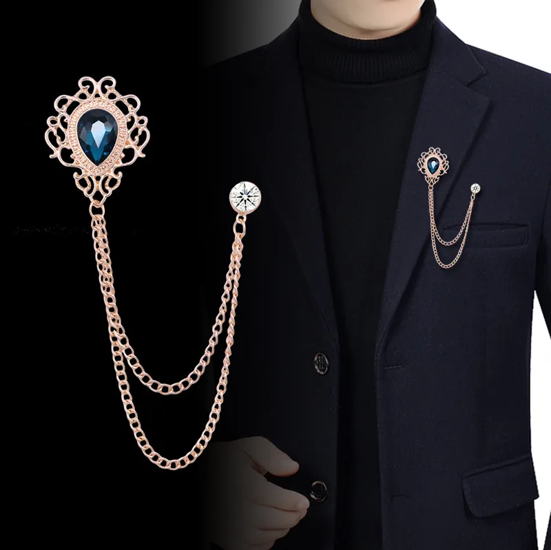 Vintage Fashion Jewelry - New Vintage Tassel Chain Rhinestone Crystal