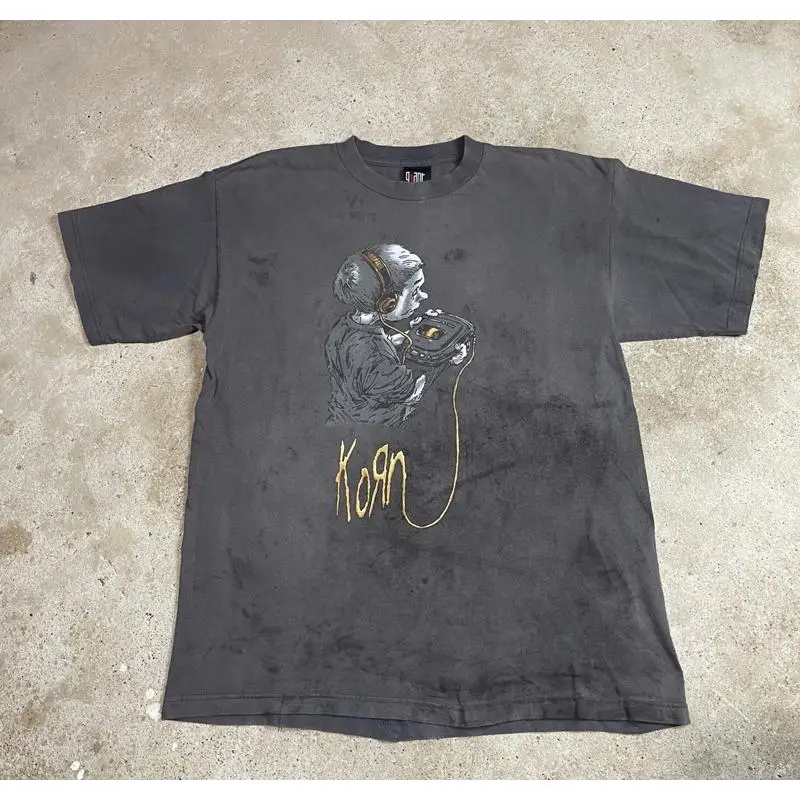 Band Tee Faded 90S - Vintage KORN Follow The Leader T