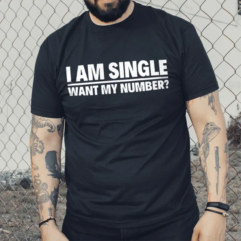 Vintage Fashion Eu - I Am Single Want My Number