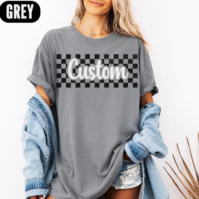 Vintage Fashion T Shirts - Vintage Distressed T Shirt Custom Plaid
