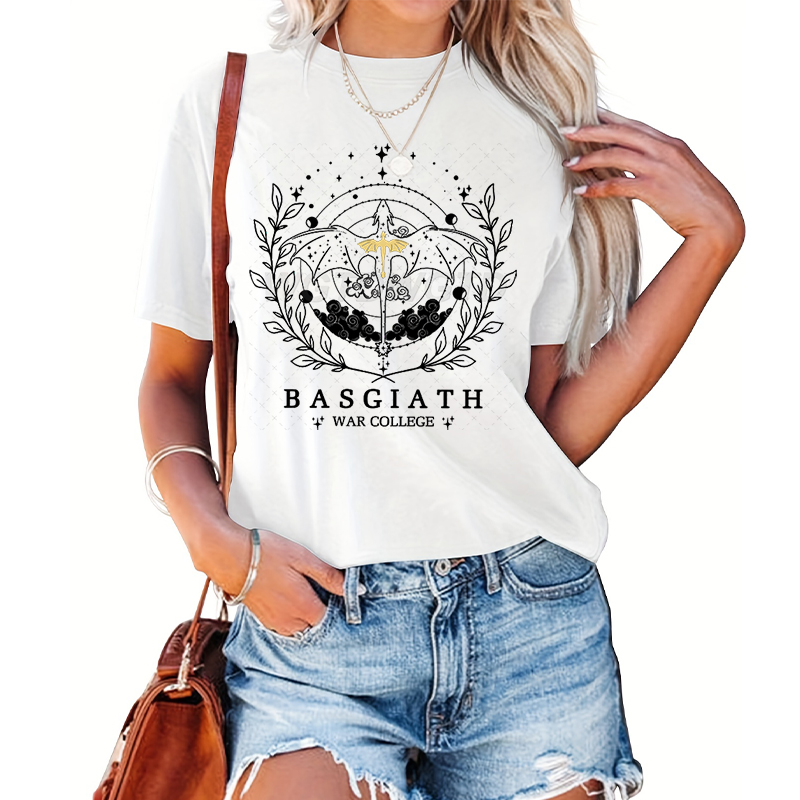 Vintage Fashion Books - Funny Vintage Dragon Graphic T-shirt Women