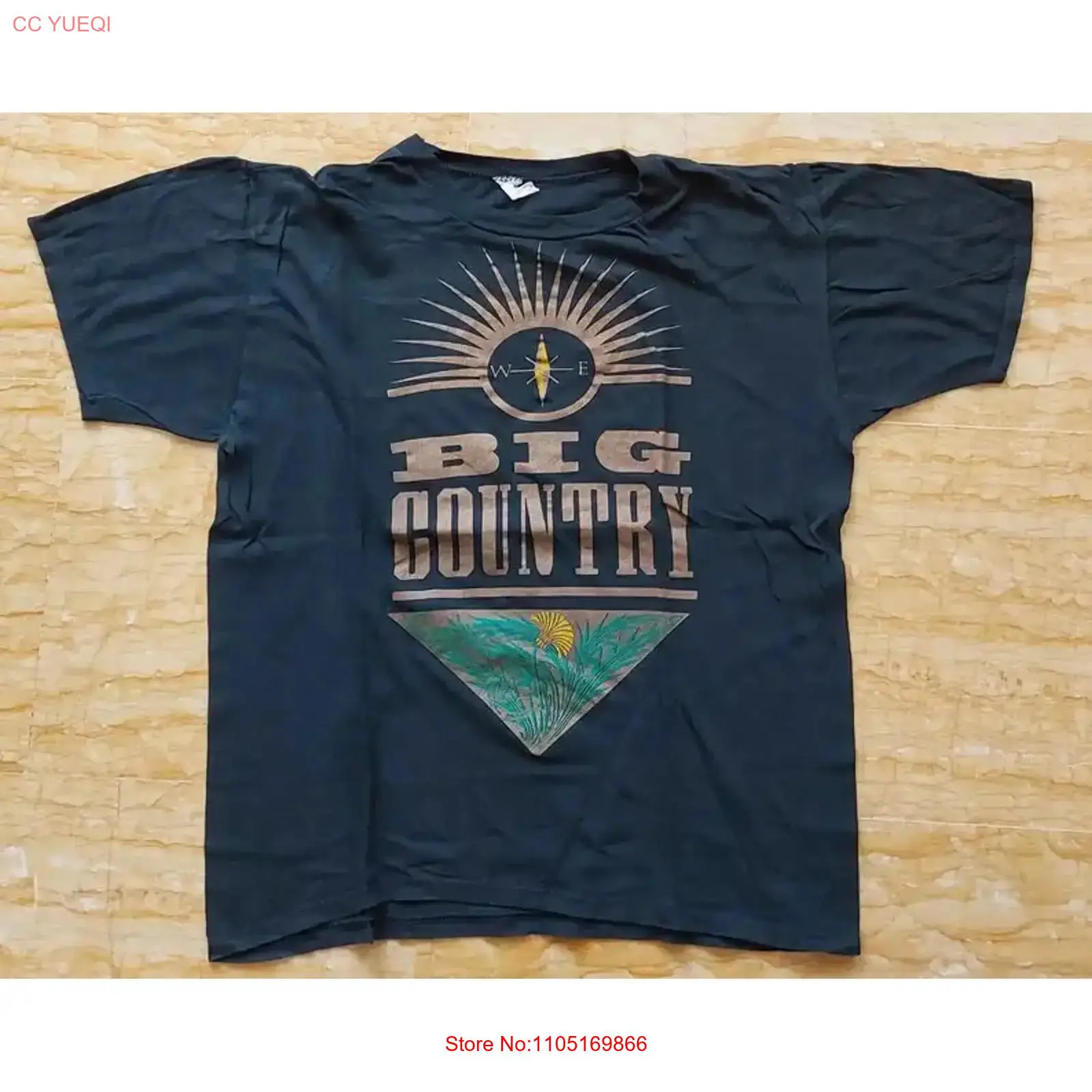 Vintage Fashion T Shirts - BIG COUNTRY vintage '83 black T