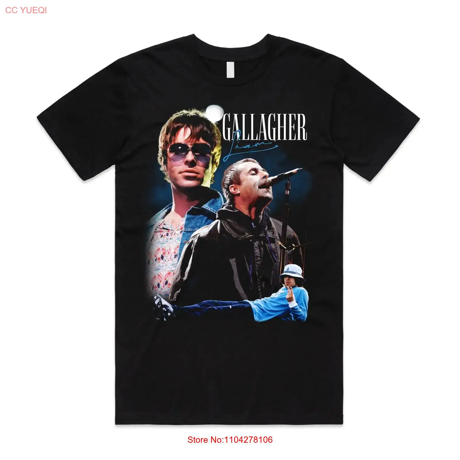 Vintage Fashion Eu - Liam Gallagher Homage T shirt Top