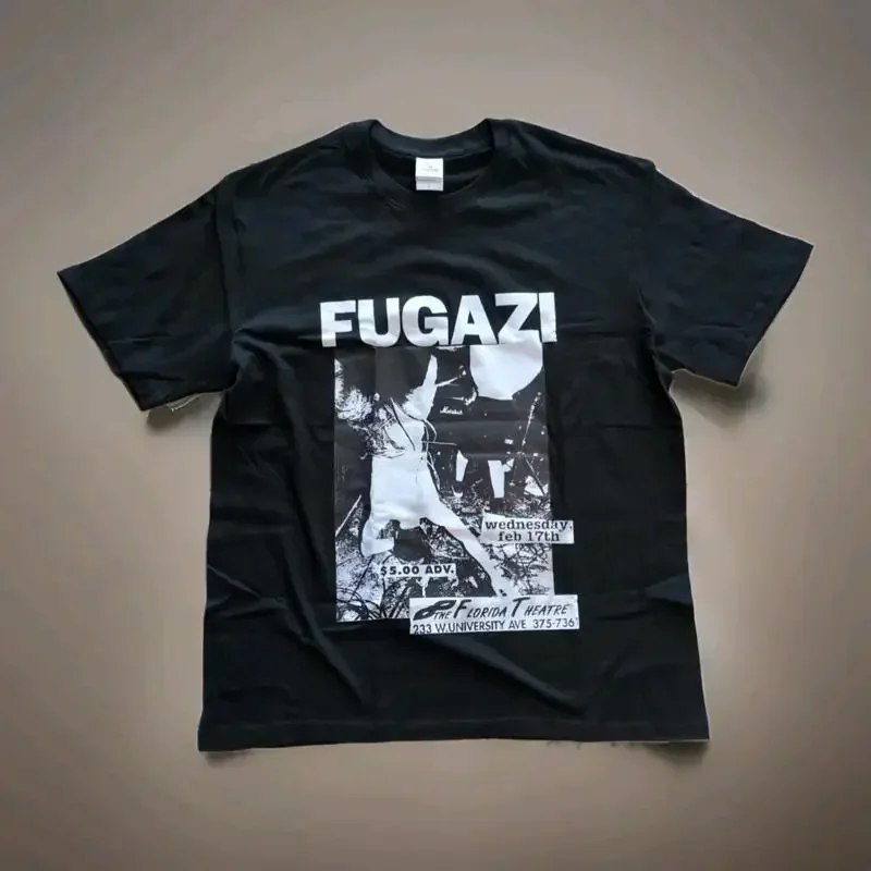 Band Tee Faded 90S - Fugazi Vintage Reprint 90’s Punk Band
