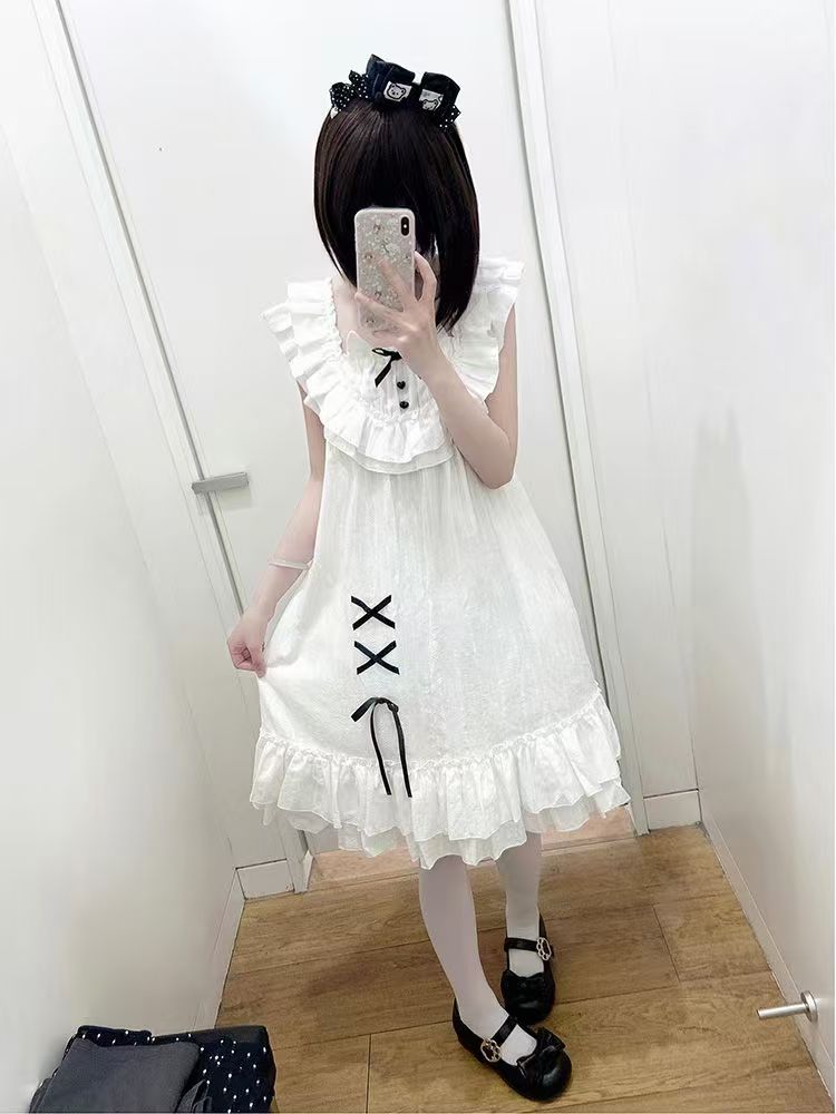 Kawaii Lace Dress Women Fashio - Vintage Fashion In 2025 评论和价格