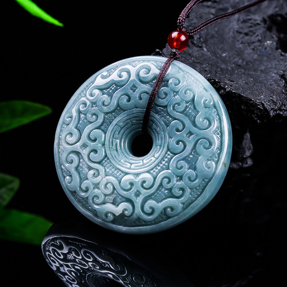 Natural Burmese Jadeite Flower - Vintage Fashion Necklace 评论和价格