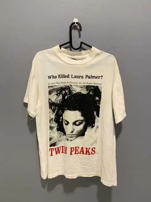 Horror Movie Themed Print T-sh - Vintage Fashion Tv 评论和价格