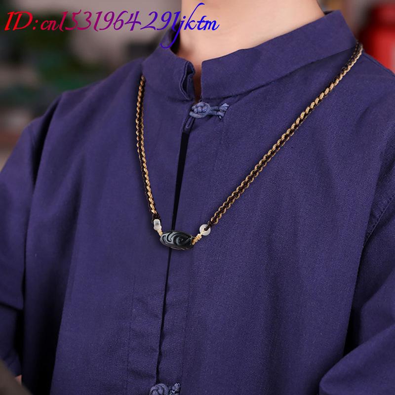 Hetian Jade Carve Bead Pendant - Vintage Fashion Jewelry 评论和价格