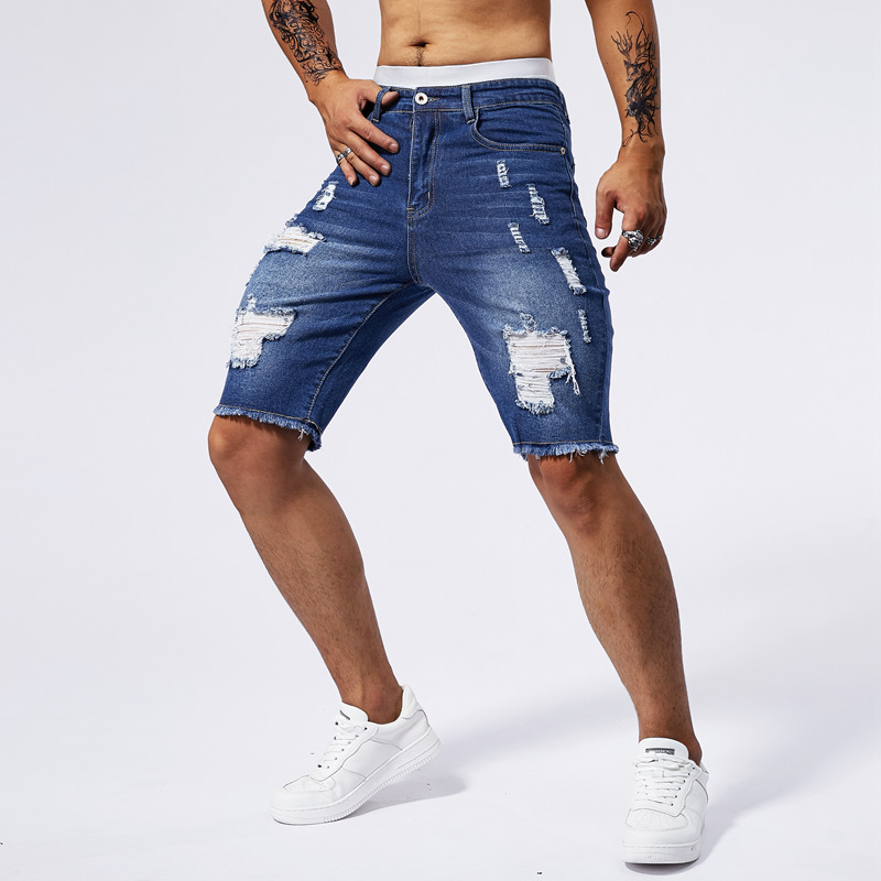 2025 Summer New Men's Ripped D - Vintage Fashion In 2025 评论和价格