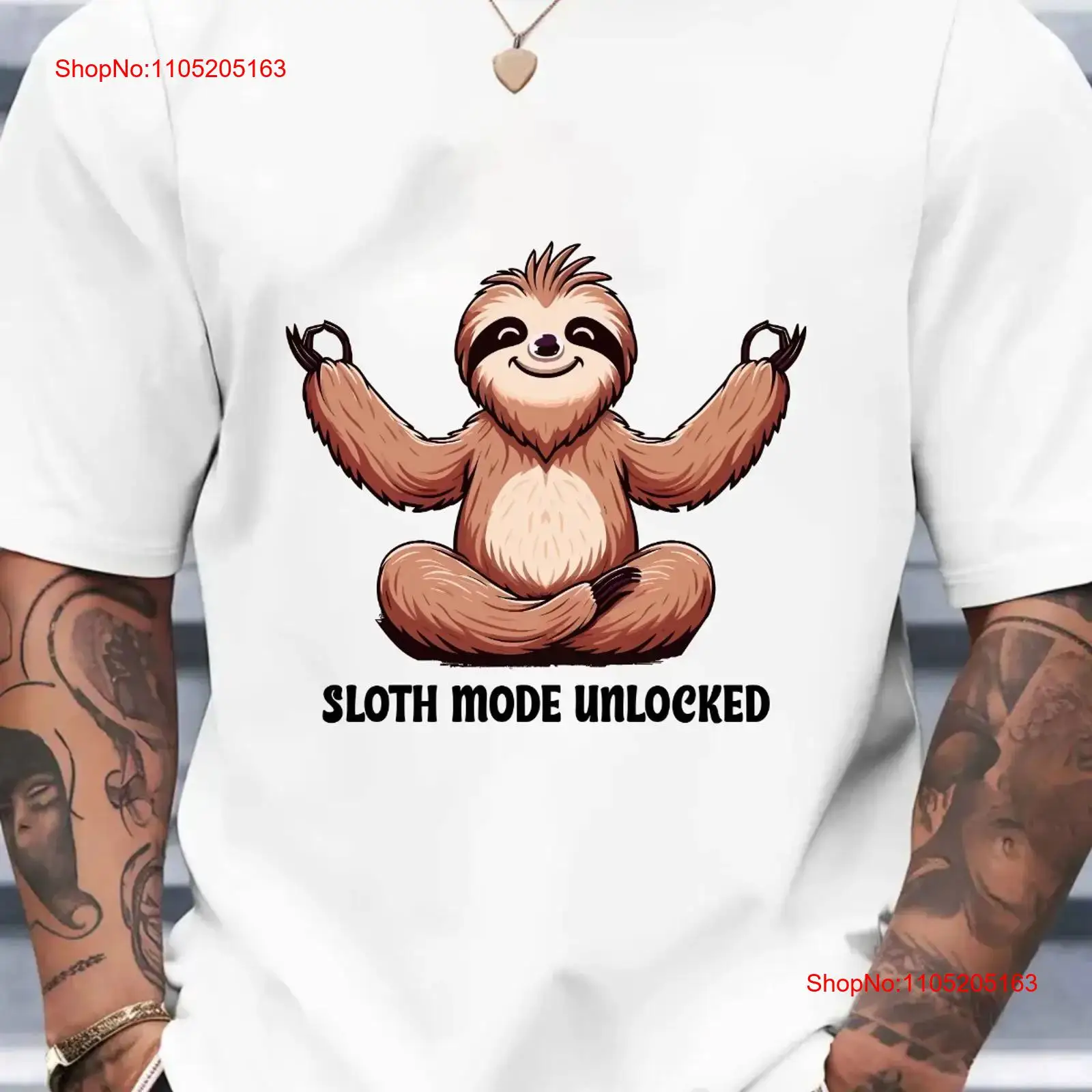 Sloth Mode Unlocked T SHIRT Fu - Vintage Fashion Knitwear 评论和价格
