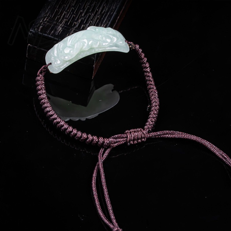 Burmese Jadeite Pixiu Bracelet - Vintage Fashion Jewelry 评论和价格
