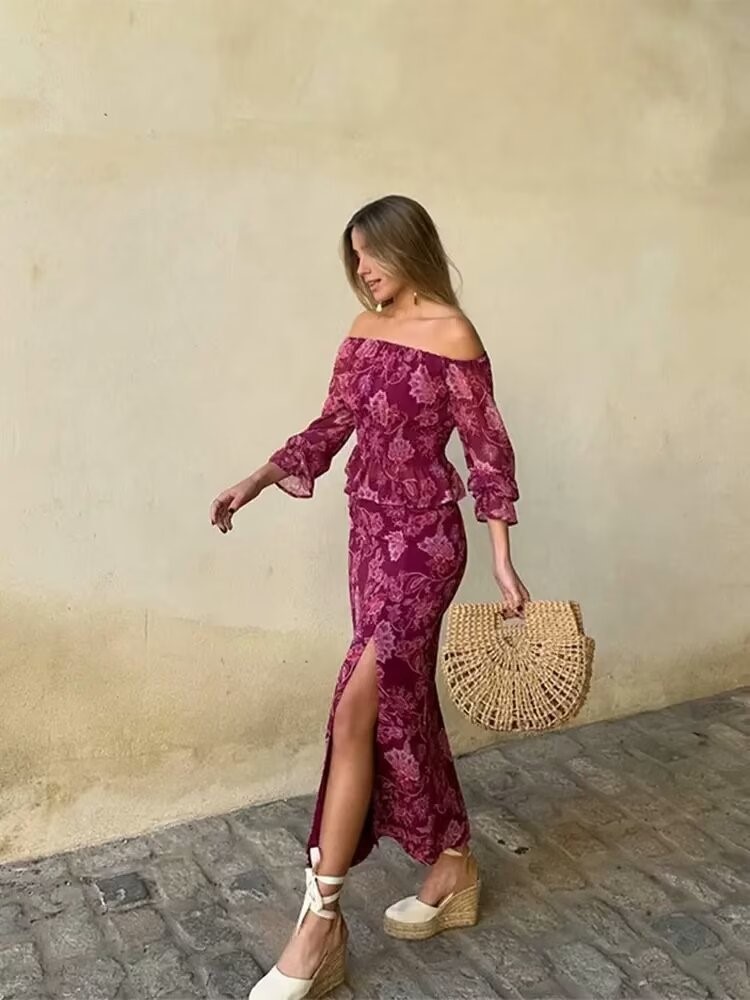 Vintage Sexy Elegant Printed T - Vintage Fashion In 2025 评论和价格