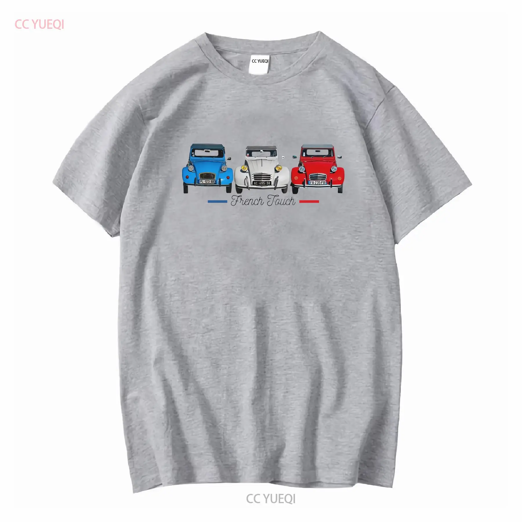 Two horses 2 CV T Shirt cotton - Vintage Fashion T Shirts 评论和价格