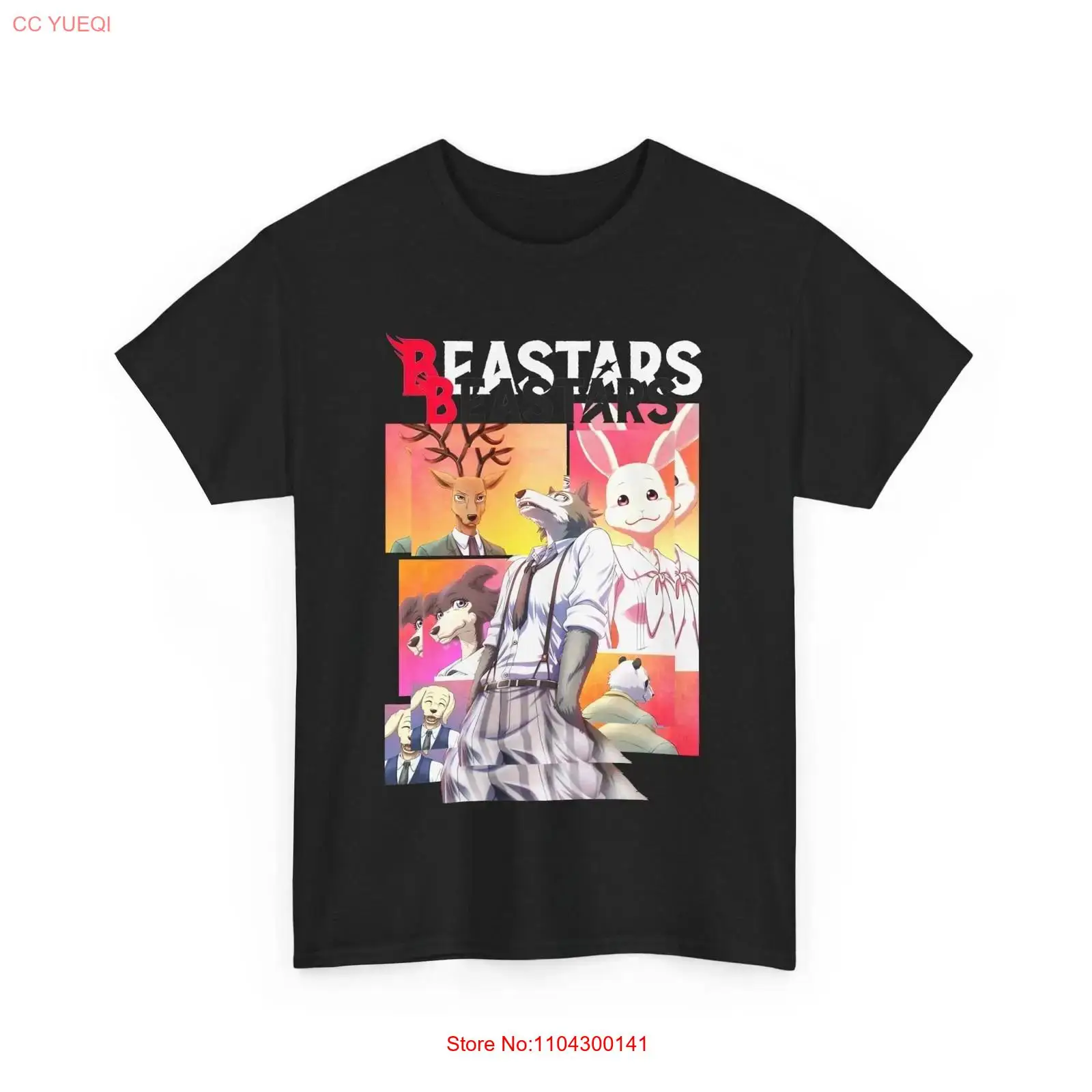 Anime Beastars Legoshi Black T - Vintage Fashion Knitwear 评论和价格