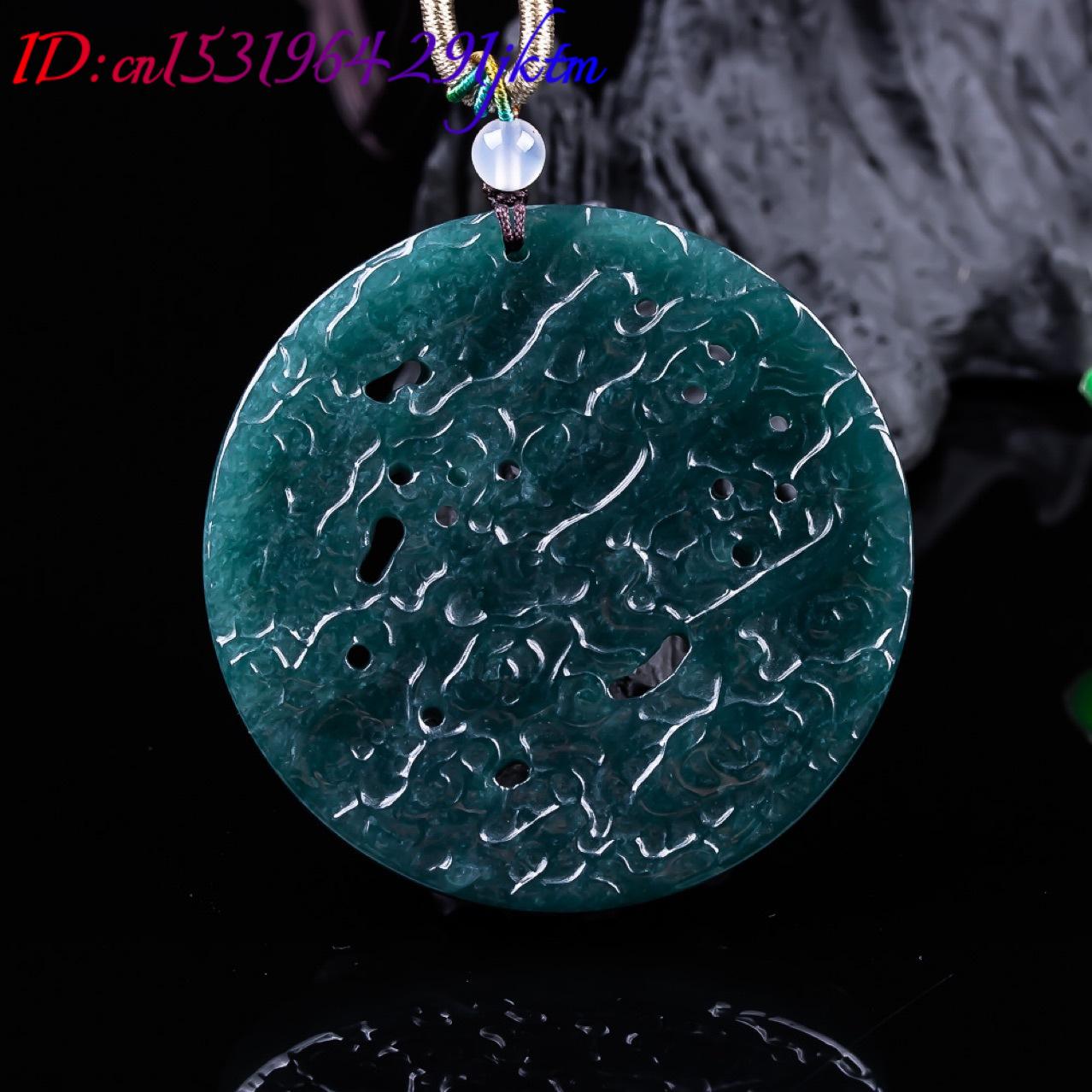 Burmese Jadeite Dragon Pendant - Vintage Fashion Necklace 评论和价格