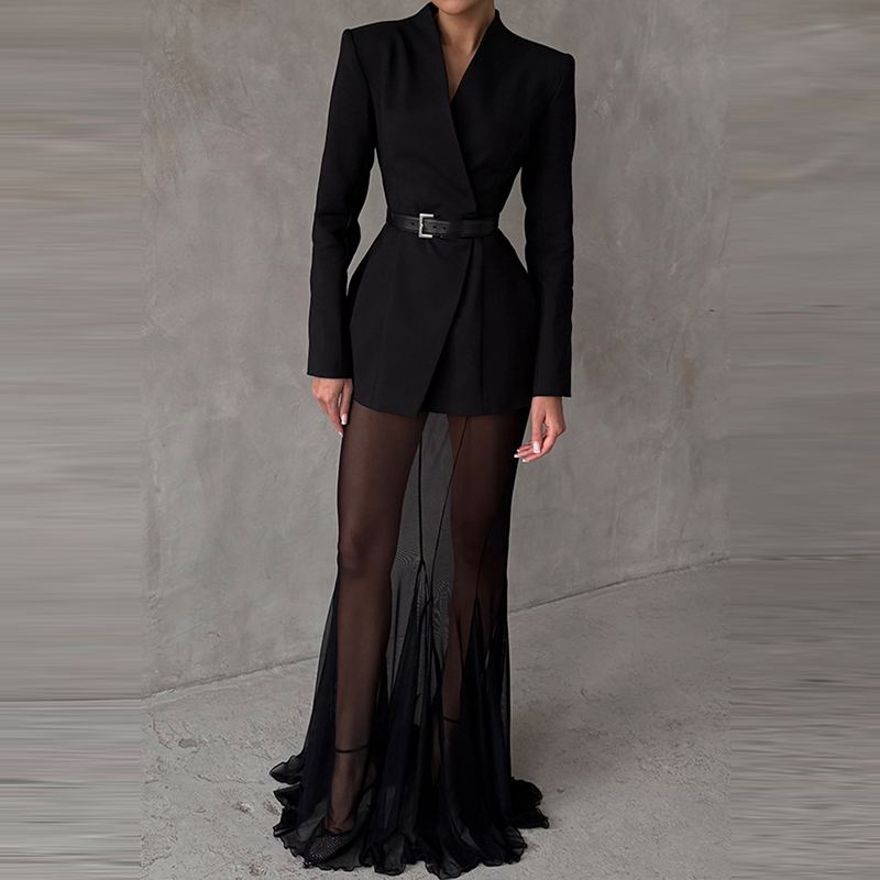 Ladies Fashion Solid Long Slee - Vintage Fashion In 2025 评论和价格
