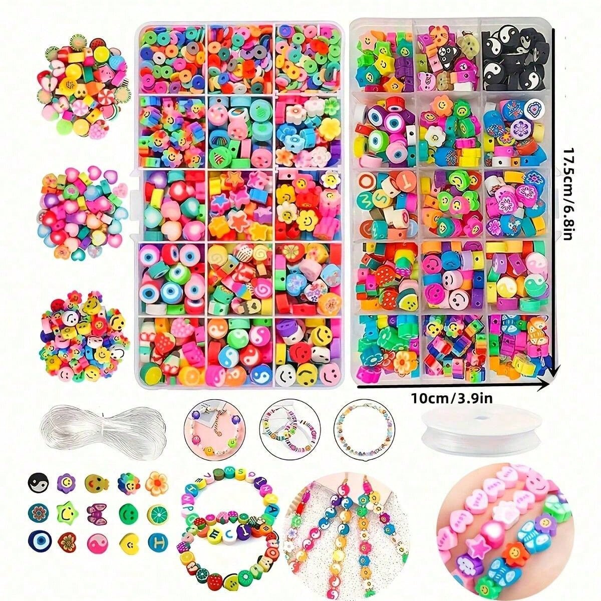 1450/1200/250pcs Polymer Clay  - Vintage Fashion Necklace 评论和价格
