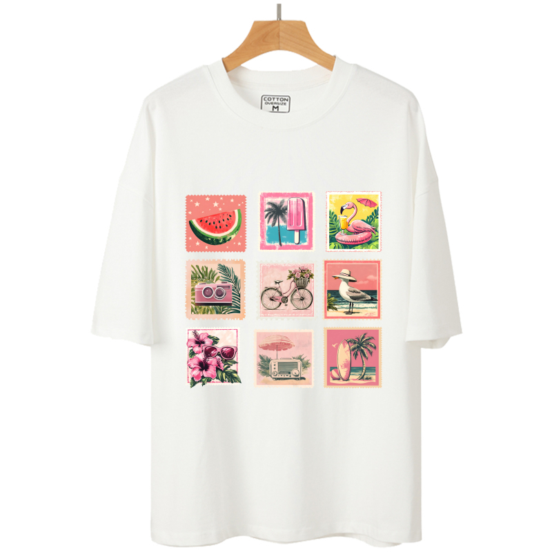 7cm Pink Retro Stamp Heat Tran - Vintage Fashion Magazine 评论和价格