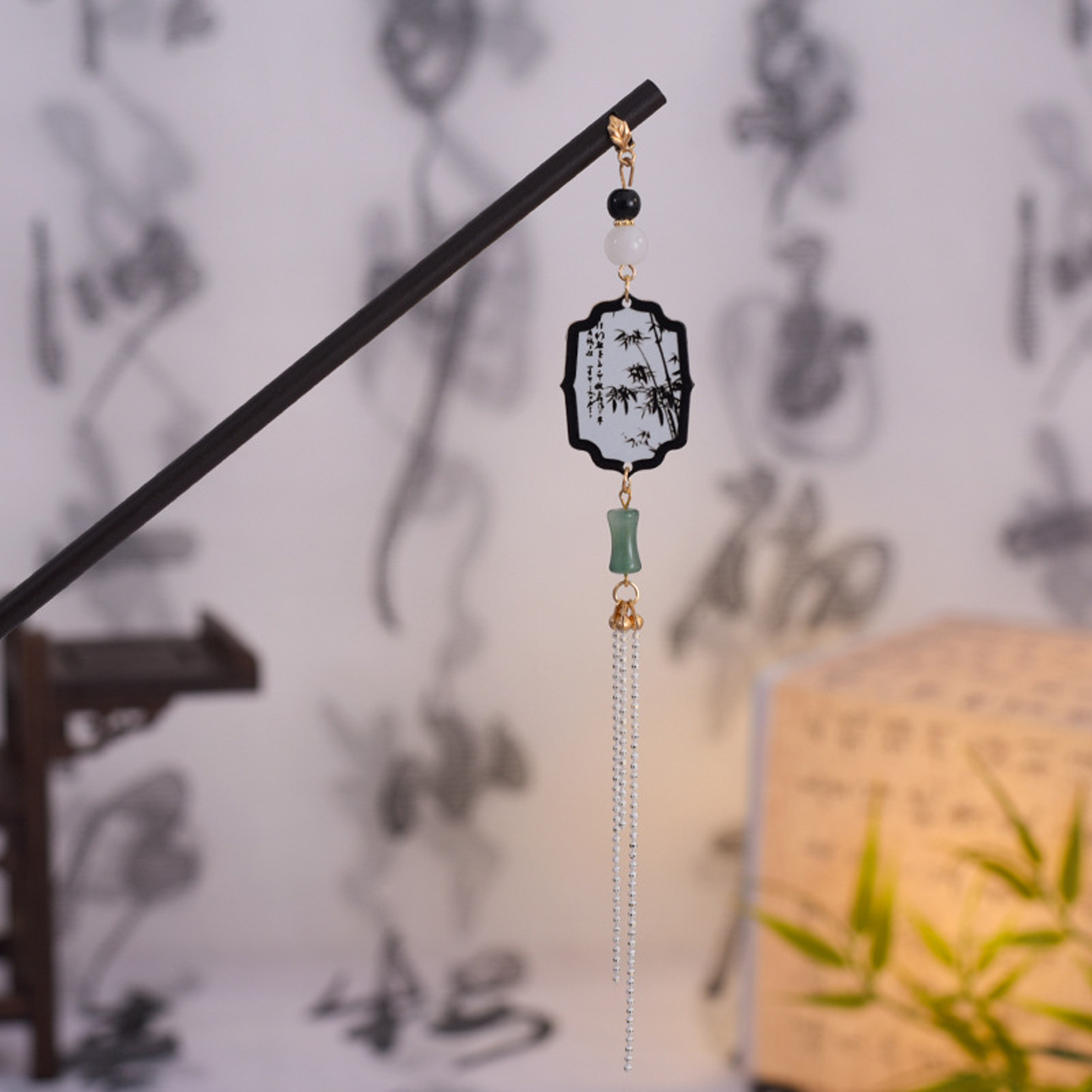 Vintage Wooden Hairpin For Wom - Vintage Fashion In Chinese 评论和价格