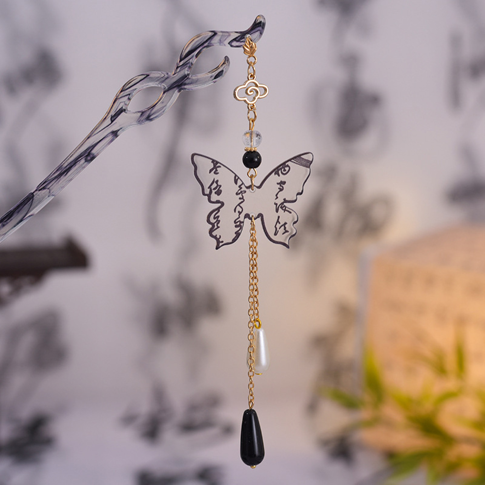 Vintage Wooden Hairpin For Wom - Vintage Fashion In Chinese 评论和价格