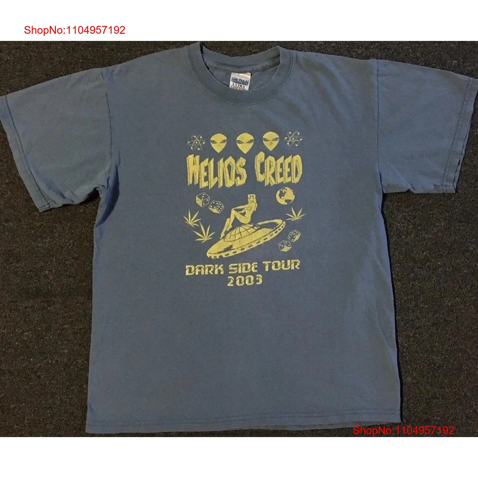 Vtg Helios Creed 2003 Faded To - Band Tee Faded 90S 评论和价格