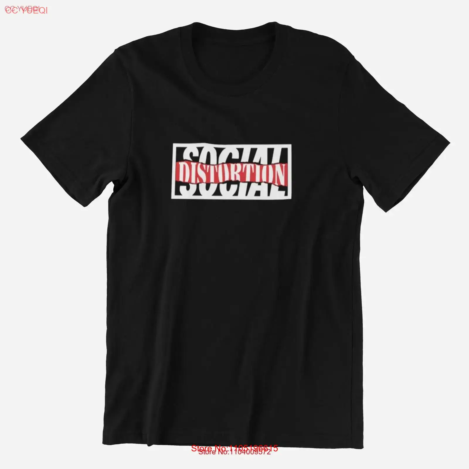 Punk Social Distortion T Shirt - Vintage Fashion Knitwear 评论和价格