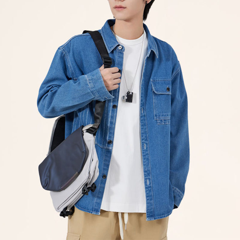 Men Korean Chic Turn-down Coll - Vintage Fashion Now 评论和价格