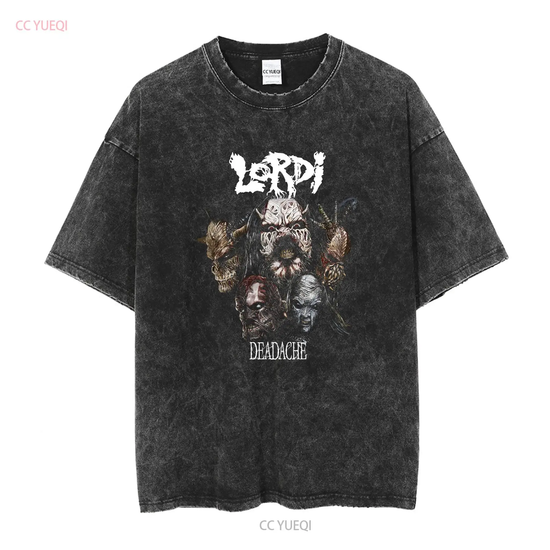 Lordi Deadache 90s 00s Concert - Band Tee Faded 90S 评论和价格