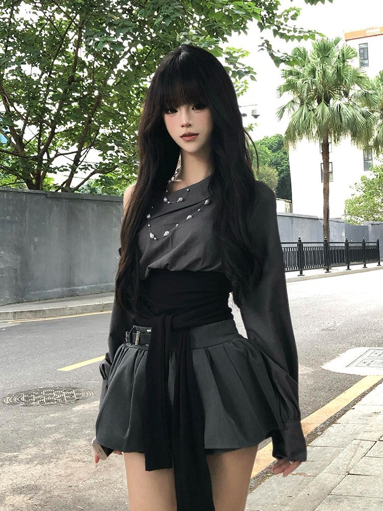 2026 Hot Girl Sexy Gothic Slim - Vintage Fashion T Shirts 评论和价格