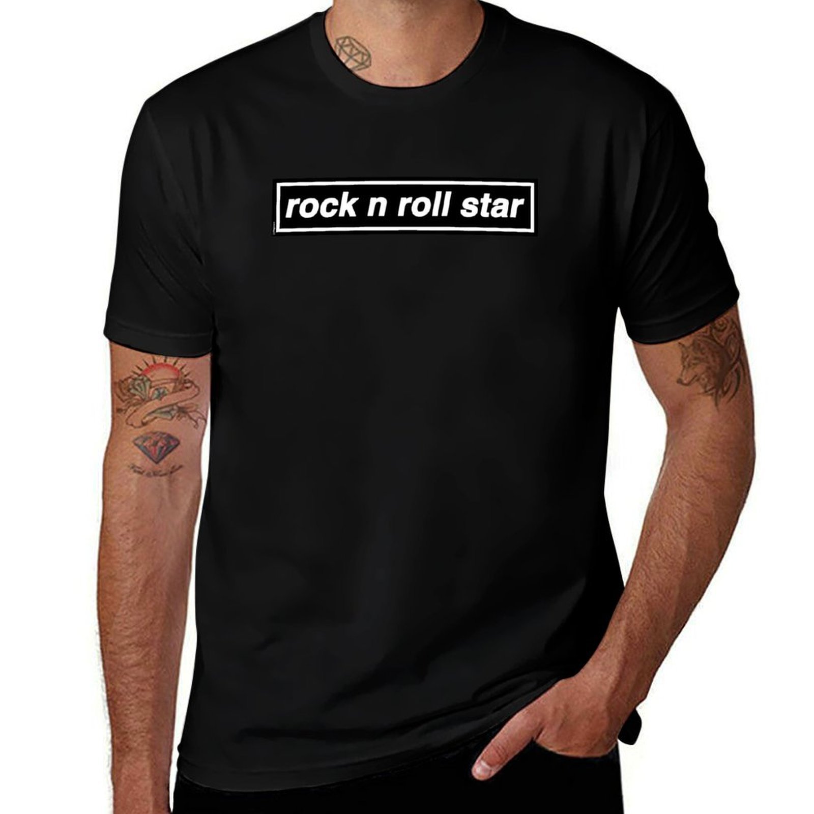 Rock n Roll Star - OASIS Band  - Band Tee Faded 90S 评论和价格