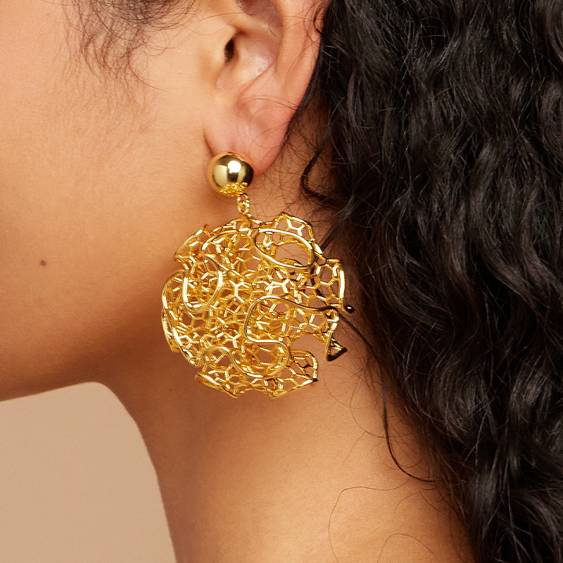 IVOG Round Vintage Earrings Fo - Vintage Fashion Websites 评论和价格