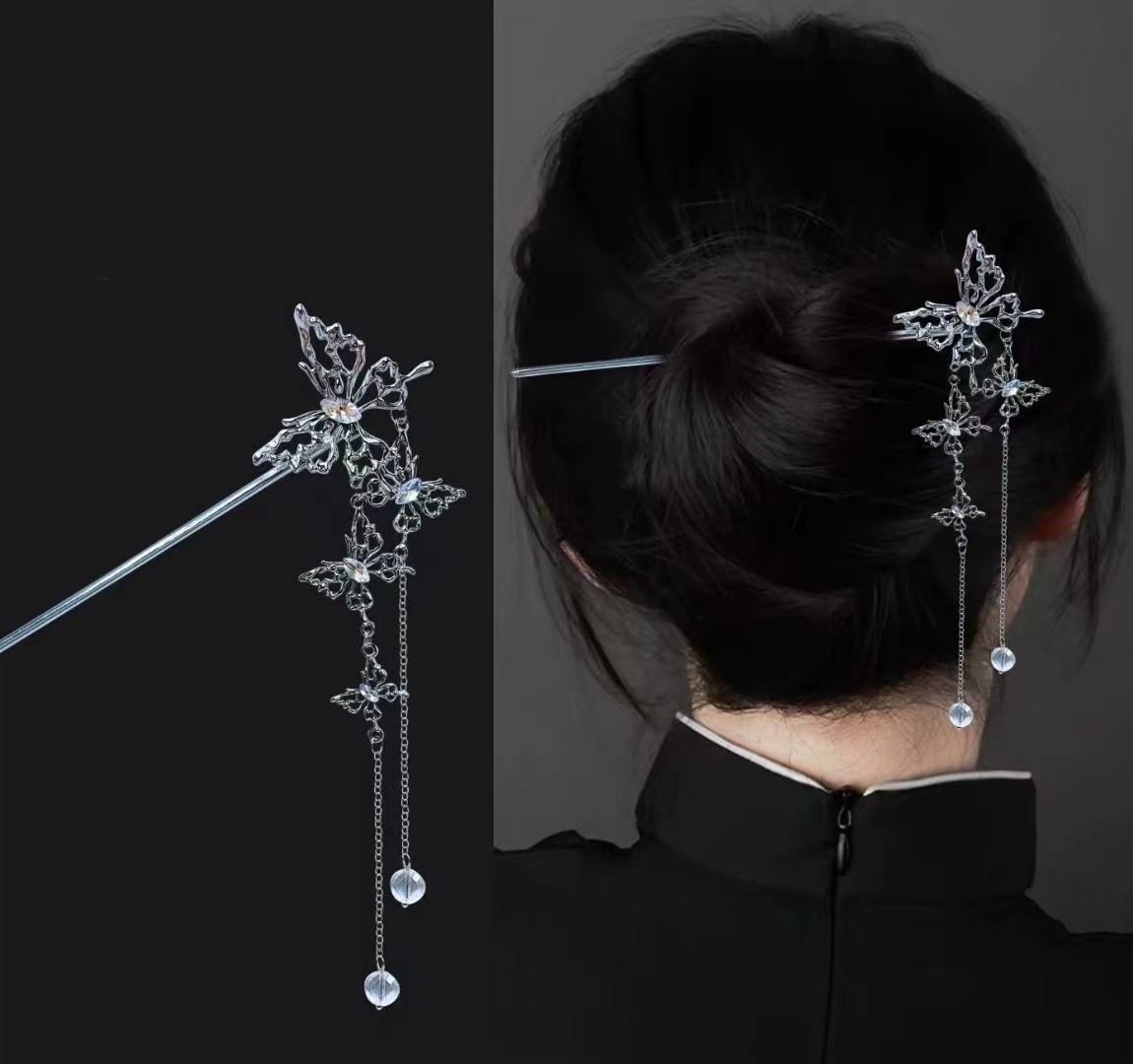 18cm Chinese Style Hairpin Ele - Vintage Fashion Jewelry 评论和价格