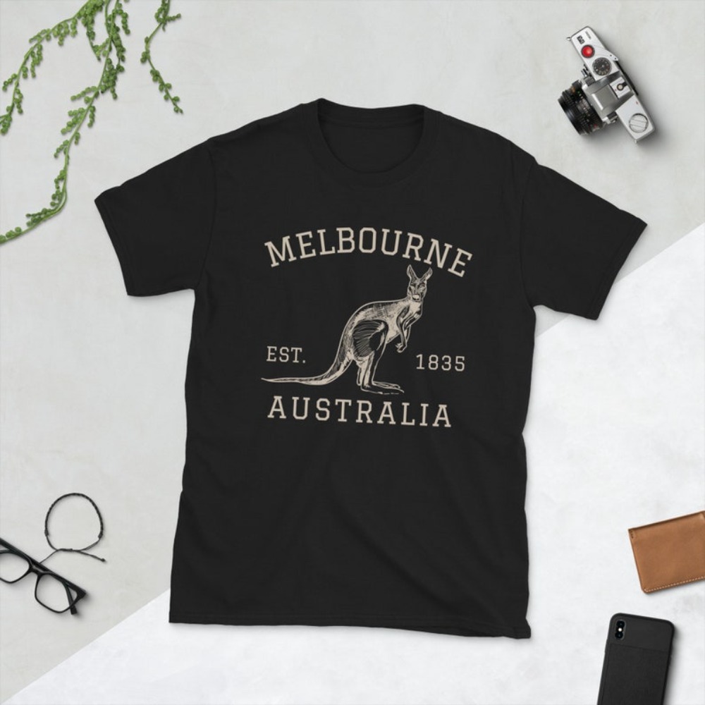 Melbourne Australia T-Shirt Au - Vintage Fashion Melbourne 评论和价格