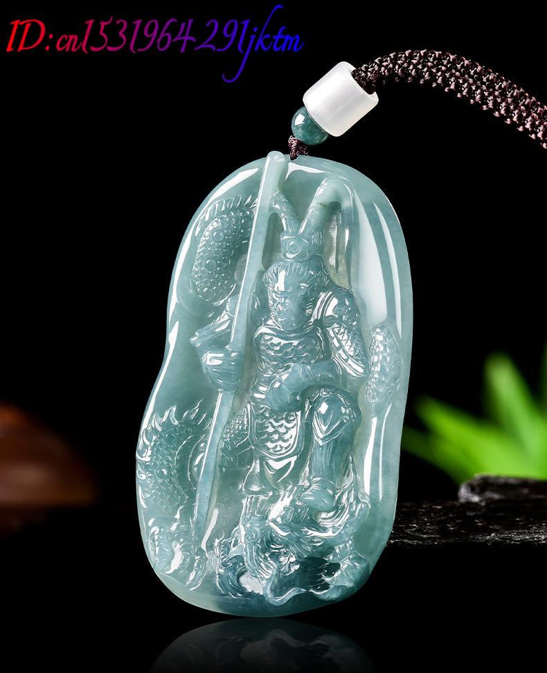 Burmese Jadeite Monkey King Pe - Vintage Fashion Necklace 评论和价格